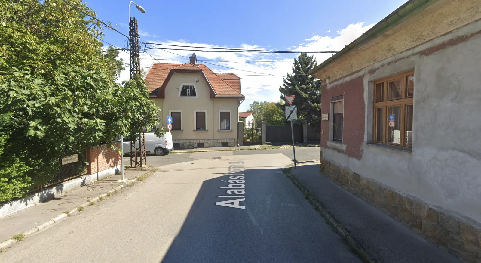 Alabástrom u. - Duránci u. - Gépész u. - Bazsalikom u. – forgalmi vizsga buktató, Budapest